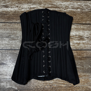 Corsets de fitness en coton noir en gros, sous-poitrine, amincissants, haute compression, contrôle ferme, pour l'entraînement - Product Image 4