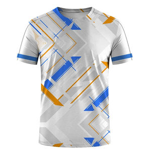 Nouveauté T-shirt pour homme en coton/polyester écologique à séchage rapide imprimé par sublimation - Durable, de bonne qualité, vente chaude, personnalisable - Product Image 6
