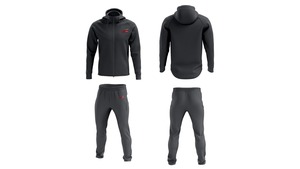 Fabricación Profesional, Chándal de Invierno 100% Algodón con Capucha, Chándal Deportivo de Alta Calidad para Hombre, Ropa Deportiva Cómoda para Entrenamiento en el Gimnasio, 2 Piezas - Product Image 5