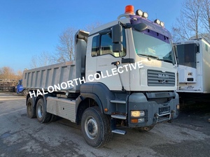 Camión Volquete Usado MAN TGA 33.480 6x6 de 2007, Volquete de Servicio Pesado con Volante a la Izquierda para Transporte en Construcción - Product Image 4