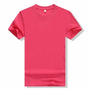 Camiseta de cuello redondo de 50% poliéster 50% Algodón de alta calidad, ropa de trabajo de manga corta, camiseta OEM con logotipo personalizado, camisetas para hombres - Product Image 6