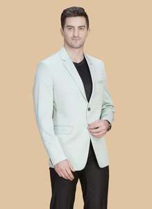 Suministro al por Mayor de Blazer Formal para Hombre Color Pista, Blazer Moderno de Dos Botones para Profesionales a Precio Directo de Fábrica - Product Image 3