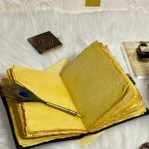 Dragon Vintage Leather Journal Blank Spell Book of Shadows Junk Journal Sun and Moon Journal - Product Image 2