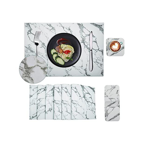 Alfombrillas de cuero para platos de comedor, tapetes decorativos de todos los tamaños y formas, oferta - Product Image 5