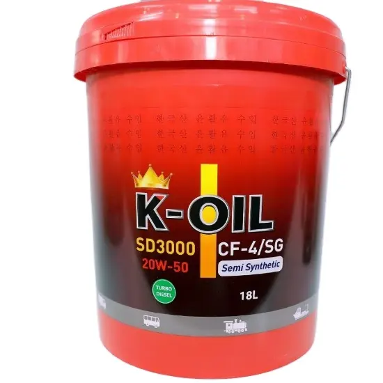 SD3000 20W50 CF-4 K-OIL yarı sentetik yağ gelişmiş güç ve inşaat makineleri Vietnam için düşük fiyat