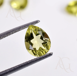 Top Qualité Citron Quartz Poires Poire À Facettes En Vrac Jaune Pierre Précieuse Naturel En Gros Usine Prix En Vrac Argent Or Bijoux - Product Image 3