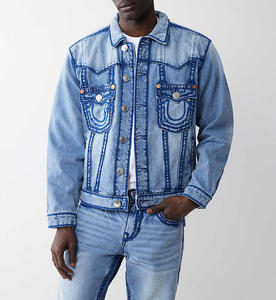 Veste universitaire décontractée pour homme en coton uni délavé, nouvelle mode, col montant, prête pour l'hiver, avec lettrage frontal – Service OEM en gros - Product Image 6