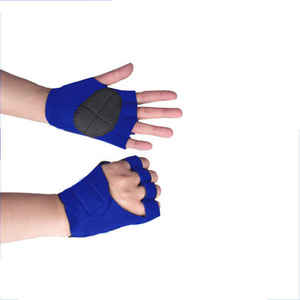 Gran oferta de guantes de gimnasio de medio dedo con soporte para muñeca, colores personalizados para levantamiento de pesas, tamaños internacionales estándar - Product Image 2