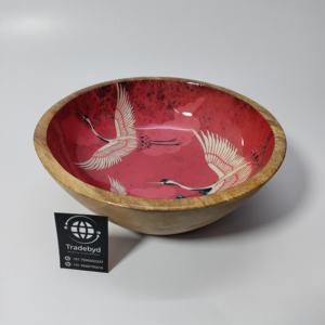 Handcrafted Acacia <b>Wood</b> Round Serving <b>Bowl</b> for <b>Salads</b> Fruits and Snacks Eco-Friendly <b>Bowl</b> for Home and Party Use - Product Image 1