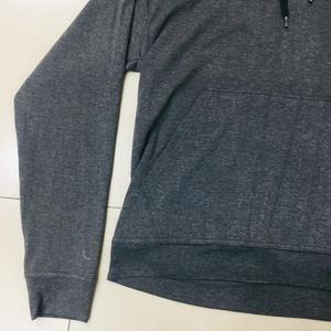 Sweat à capuche mi-zippé décontracté pour homme, coupe régulière, motif uni, nouveau, polaire, vêtements de sport, grande taille, sweat à capuche printemps, polyester/coton - Product Image 4