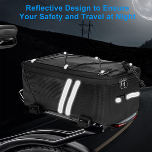 Sac de voyage réfléchissant étanche pour <span class=keywords><strong>vélo</strong></span>, sacs de selle de <span class=keywords><strong>vélo</strong></span> de 7 L pour voyage en plein air camping pique-nique, nouvelle collection <span class=keywords><strong>2022</strong></span> - Product Image 5
