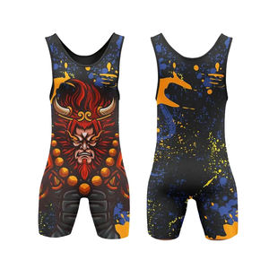 Singletes de Lucha Libre al por Mayor, Chalecos Deportivos Personalizados para Hombre, Traje de Levantamiento de Pesas con Impresión Personalizada y Sublimación - Product Image 1