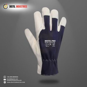 Guantes de Trabajo de Cuero de Buena Calidad a Precio Económico, Guantes Industriales Suaves para Conductor, Guantes de Seguridad de Uso General para Montaje - Product Image 4