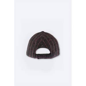 Gorro de lana a rayas marrón unisex Gorro de invierno básico ajustable con logotipo trasero Máscara de ropa Casto a prueba de sudor - Product Image 5
