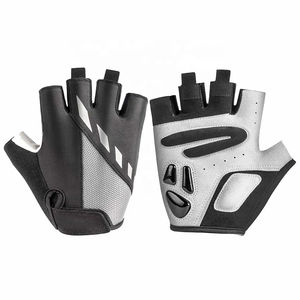 Gants de sport respirants personnalisés pour l'entraînement sportif Gants de cyclisme à doigts courts Gants de vélo à demi-doigt - Product Image 1