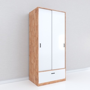 Armoire moderne autoportante en bois de caoutchouc avec portes coulissantes et design convertible et pliable - TQA68036 - Product Image 4