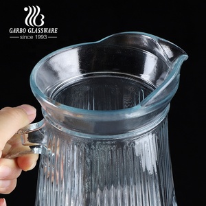 Poland Peru Philippines tốt nhất cổ phiếu bán Jug 1.3L giá bán buôn sử dụng nhà Glass Pitcher thủy tinh Nước trái cây Thủy Tinh Jug - Product Image 6