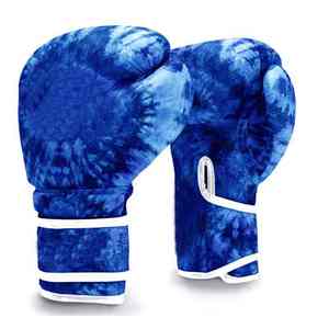 Customized Logo Color Boxing Gloves High Quality Cowhide Leather Polyester Breathable <b>Hook</b> Loop Closure MMA Sports Gloves - Product Image 5