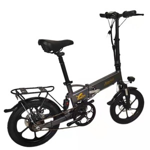 Bicicleta Eléctrica Plegable de 14 Pulgadas, 7 Velocidades, Baterías LiFePO4, Cuadro de Aluminio, Motor en la Rueda Trasera, Asistencia al Pedaleo - Product Image 3