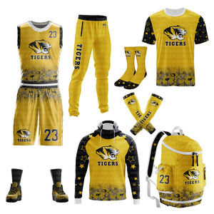 OEM 2025 uniformes de basket-ball en polyester BSCI de qualité personnalisée séchage rapide taille XS haut de maillot design avec short logo personnalisé en gros - Product Image 1