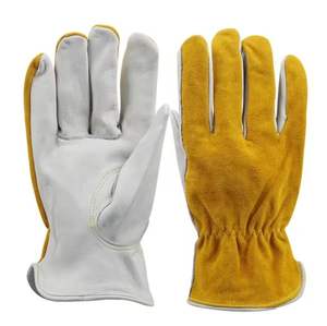 Gants de travail en cuir de daim souple avec logo personnalisé, gants de protection pour conducteur, pour le cyclisme en plein air, le ski, le quotidien - Product Image 3