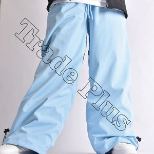 Pantalones holgados de esquí con logotipo personalizado para nieve, pantalones transpirables de secado rápido para exteriores, pantalones holgados de pierna ancha a prueba de viento, ropa de calle informal - Product Image 1