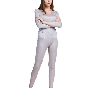 Couche de base thermique à encolure dégagée sur mesure Couche de base thermique à manches longues pour femmes en quantité en vrac - Product Image 4