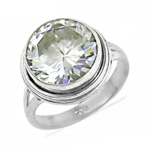 Anillo Romántico de Plata de Ley 925 con Circonita Cúbica Geométrica para Mujer, Platino, Corte Esmeralda, Diamante, Rodio, para Regalos de Promesa - Product Image 2