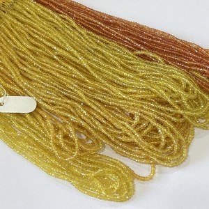 พลอยแซฟไฟร์สีส้มเหลืองธรรมชาติขนาด 2 มม. 3 มม. 4 มม. รูปทรงกลมเหลี่ยมเพชรพลอย สำหรับทำเครื่องประดับ สร้อยประดับเพชรพลอย ได้รับการรับรองจาก IGI - Product Image 4