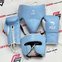 Juego de Boxeo de Primera Calidad Fabricado en Pakistán, con Diseño Impreso a Color, para Entrenamiento de Adultos, Guantes de Boxeo Hechos a Medida, Protector Inguinal