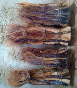 Brosse à cheveux pour queue d'animal de qualité supérieure poils de queue de cheval de buffle lavés poils de queue d'animal secs - Product Image 1