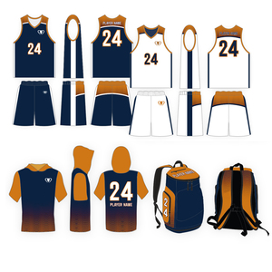 Ensemble uniforme de basketball entièrement imprimé numériquement, short et maillot personnalisés, anti-bactérien, résistant à l'eau, 100% polyester - Product Image 5