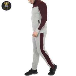100% ropa deportiva de algodón gimnasio Fitness chándal Unisex con capucha Jogging traje con conjunto de dos piezas para invierno patrón sólido - Product Image 3