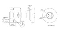 Ventilateur mural industriel 590 CFM, pales en plastique, moteur centrifuge DC sans balais, alimenté par batterie, double roulement à billes, 74 dB, OEM, garantie 1 an