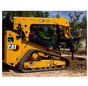 Cargadora de dirección deslizante Caterpillar 265 usada con sistema de orugas y capacidad para manipulación de bloques de hormigón - Product Image 6