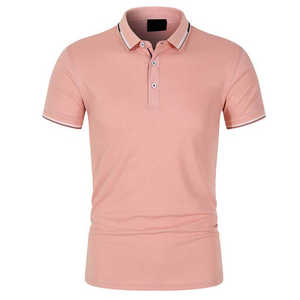 Golf décontracté pour hommes de haute qualité pour polo Anti-rides conception de Logo personnalisé manches courtes motif solide Offre Spéciale bas prix - Product Image 1