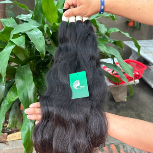 Venta al por mayor 100% Natural Virgen colores cabello humano de alta calidad a granel extensiones de cabello humano - Product Image 3