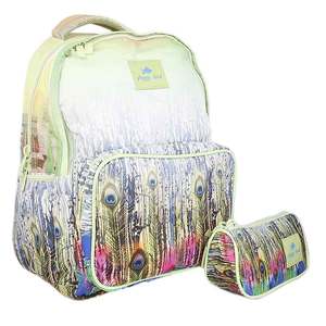 กระเป๋านักเรียน 2291 -ลายขนนกยูง - Product Image 1