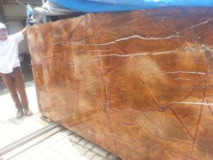 Mármol Dorado de la Selva Tropical al por Mayor, Piedra Natural Premium con Vetas Únicas, Gran Losa Moderna de Alta Resistencia para Interiores de Villas de Lujo - Product Image 3