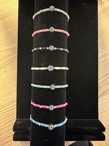 DAFNI BIG PAZAR Bohemian <b>Beaded</b> <b>Bracelet</b> with Natural Stone Precious Metal Alloy Micro Insert Unisex Gift Istanbul 11111 Purity - Product Image 2