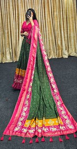 Vestidos de Novia de Alta Calidad 2024, Estilo Boutique Indio-Pakistaní, Hechos a Mano, con Georgette Sintética y Espejos Reales - Product Image 2