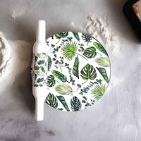 Ensemble de rouleau à pâtisserie et planche à pâtisserie en bois de luxe Falah International Chakla Belan pour chapati, pain, pizza, pâtisserie