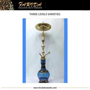 Hookah thiết lập Shisha hookah Arabic hukka Ống sheesha hookah 2025 New Arrival chất lượng bán buôn Egyptian hookah Brass ba cấp độ - Product Image 3