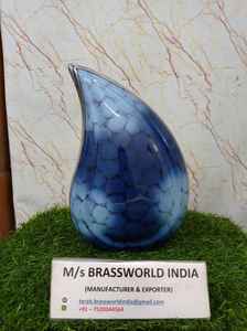 Urnas superventas de alta calidad, cenizas humanas de cremación con gota de lágrima para adultos, urnas grandes de aluminio de alta cremación de metal - Product Image 3