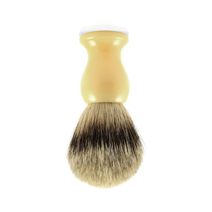 Meilleure vente blaireau et support de rasoir pour hommes outil d'épilation facile matériau en acier inoxydable noir mat - Product Image 5