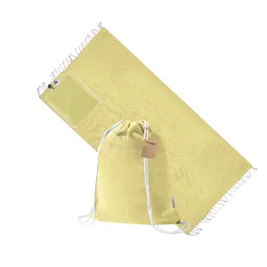 Zaini sportivi Borinex riciclati e sostenibili con coulisse, tipo pareo, per gadget promozionali - Product Image 1