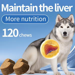 Tabletas de protección para el hígado y los riñones, soporte <span class=keywords><strong>renal</strong></span>, masticables suaves para <span class=keywords><strong>perros</strong></span>, tratamiento de alimentos naturales con extracto de arándano - Product Image 2