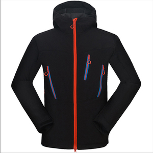 Chaqueta Softshell para Hombre, Estilo Urbano, con Cremallera, Impermeable, Cortavientos, Transpirable, de Secado Rápido, con Capucha, para Invierno, Esquí y Escalada - Product Image 1
