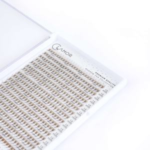 Haute qualité fait à la main Premade Volume cils ventilateurs 6D vente en gros cils Extension doux coréen noir croix OEM personnalisé naturel - Product Image 2