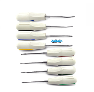 Élévateurs de racines de haute qualité, poignée en plastique, ensemble de 8 pièces (1, 2,3,4mm) exportateur et fabricant - Product Image 6